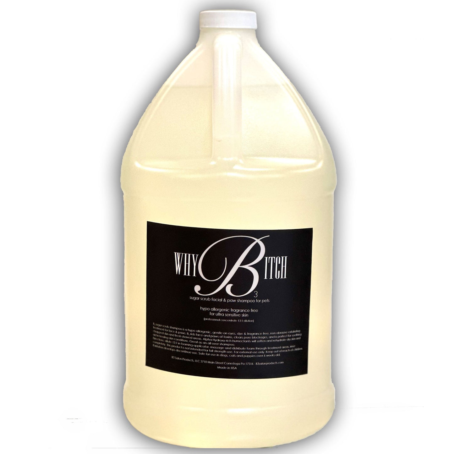 B3 Sugar Scub Shampoo Gallon